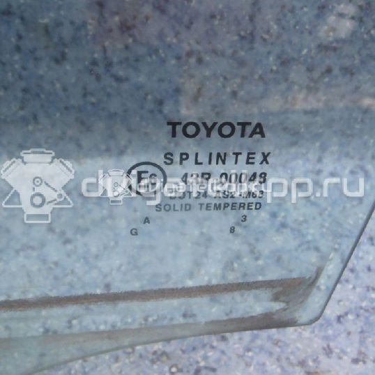 Фото Стекло двери задней левой  6810405100 для Toyota Avensis