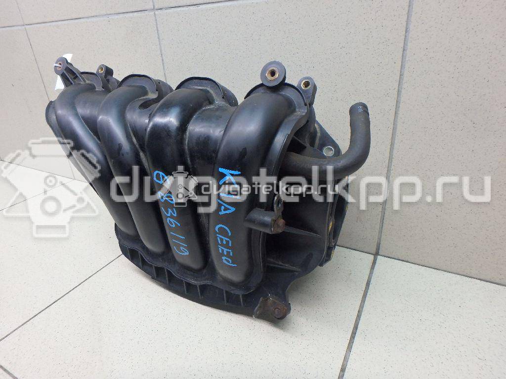 Фото Коллектор впускной для двигателя G4FC для Hyundai (Beijing) / Hyundai / Kia 122-132 л.с 16V 1.6 л бензин 283112B000 {forloop.counter}}