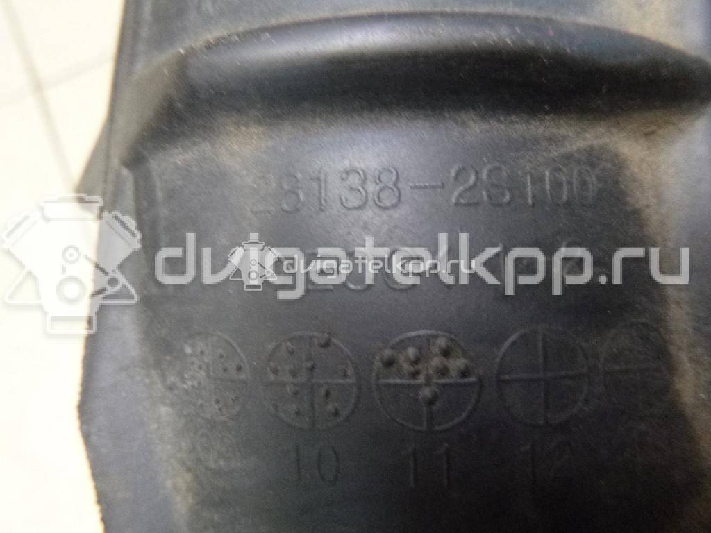 Фото Патрубок воздушного фильтра для двигателя G4KD для Hyundai (Beijing) / Hyundai / Kia 163-165 л.с 16V 2.0 л бензин 281302S100 {forloop.counter}}