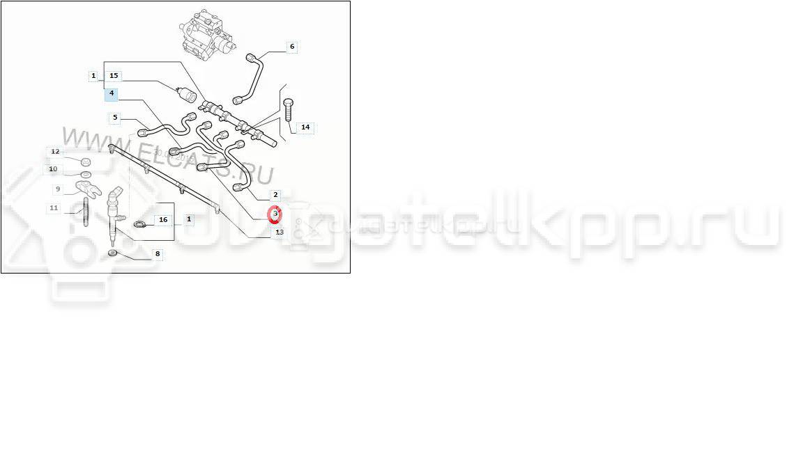 Фото Трубка топливная для двигателя A 20 DTJ для Opel / Vauxhall 131 л.с 16V 2.0 л Дизельное топливо 55204727 {forloop.counter}}