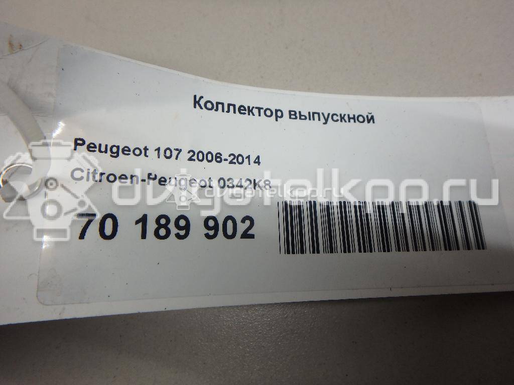 Фото Коллектор выпускной для двигателя CFB (1KR) для Citroen / Peugeot 68 л.с 12V 1.0 л бензин 0342K8 {forloop.counter}}