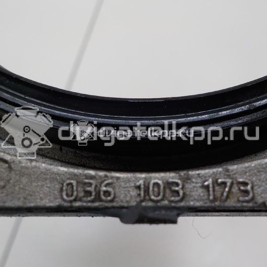 Фото Крышка коленвала задняя для двигателя CFNB для Volkswagen Polo / Jetta 86 л.с 16V 1.6 л бензин 036103171B