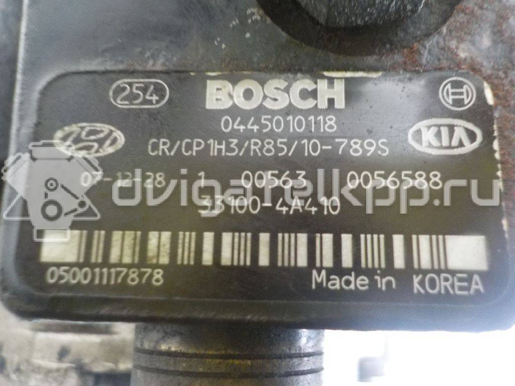 Фото ТНВД для двигателя D4CB для Hyundai / Kia 110-175 л.с 16V 2.5 л Дизельное топливо 331004A410 {forloop.counter}}