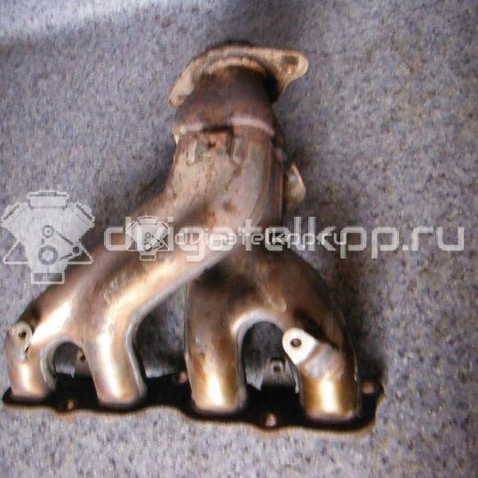 Фото Коллектор выпускной для двигателя 4B11 для Peugeot / Citroen / Mitsubishi 147-160 л.с 16V 2.0 л бензин 1555A412