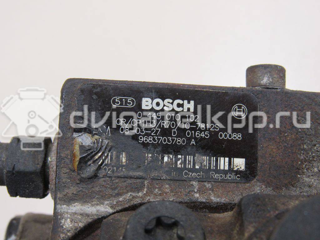 Фото ТНВД для двигателя 9HV (DV6TED4) для Peugeot 308 / 207 / 307 / Partner 90 л.с 16V 1.6 л Дизельное топливо 0445010102 {forloop.counter}}