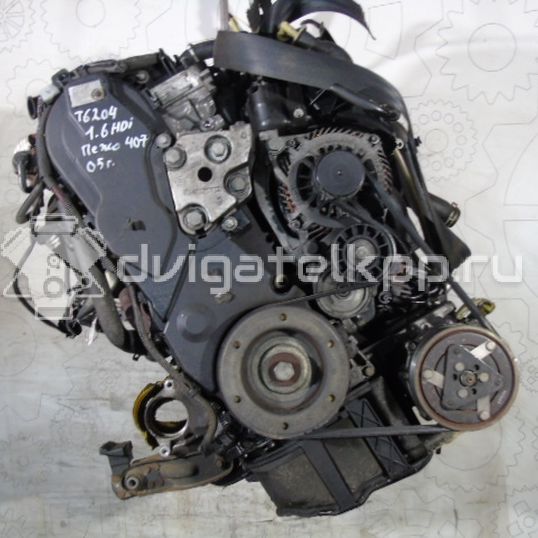 Фото Контрактный (б/у) двигатель RHR (DW10BTED4) для Peugeot 407 / 607 9D, 9U / Expert / 807 E / 308 136-140 л.с 16V 2.0 л Дизельное топливо