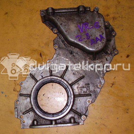 Фото Крышка коленвала задняя для двигателя AAA для Volkswagen Bora / Golf / Corrado 53I / Passat / Vento 1H2 163-174 л.с 12V 2.8 л Супер-бензин (95) неэтилированный