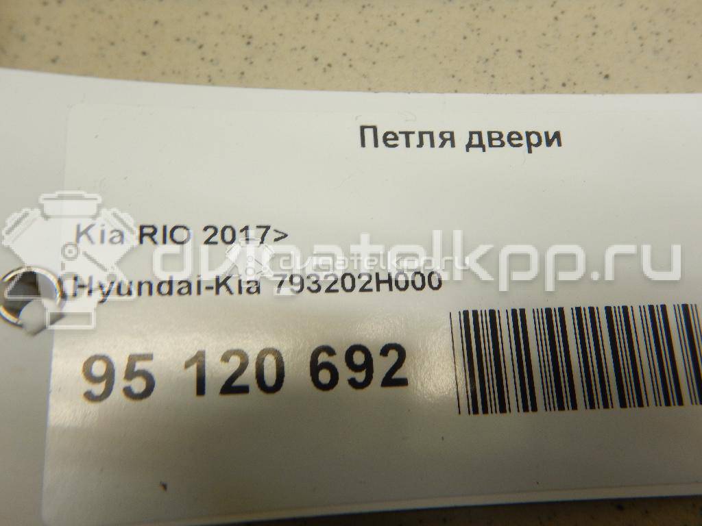 Фото Петля двери  793202H000 для Hyundai Ix35 Lm, El, Elh / Ix20 Jc / I30 / Veloster Fs / I40 Vf {forloop.counter}}