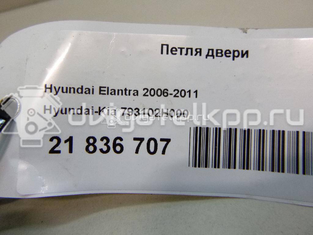 Фото Петля двери  793102H000 для Hyundai Ix35 Lm, El, Elh / Ix20 Jc / I30 / Veloster Fs / I40 Vf {forloop.counter}}