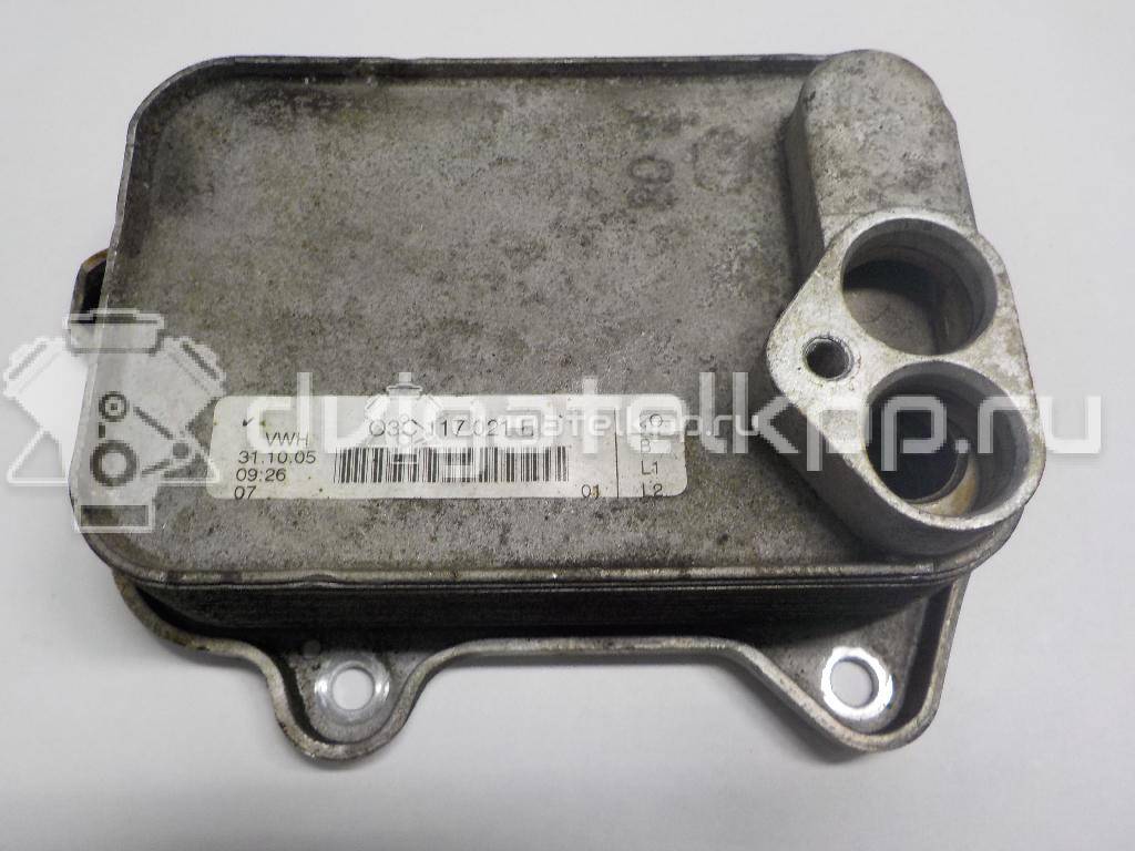 Фото Радиатор масляный для двигателя BLF для Volkswagen Passat / Eos 1F7, 1F8 / Jetta / Golf 115 л.с 16V 1.6 л бензин 03C117021E {forloop.counter}}