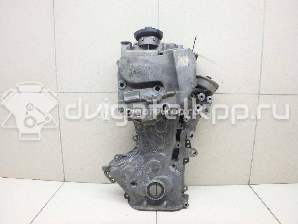 Фото Крышка двигателя передняя для двигателя CAVD для Volkswagen Jetta / Golf 160 л.с 16V 1.4 л бензин 03C109210CQ {forloop.counter}}