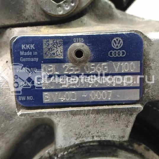 Фото Турбокомпрессор (турбина) для двигателя CLJA для Audi A3 / Q3 8U 140 л.с 16V 2.0 л Дизельное топливо 03L253056G